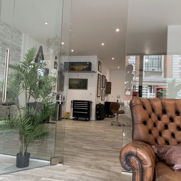 Cavalry Tattoo Studio seating area