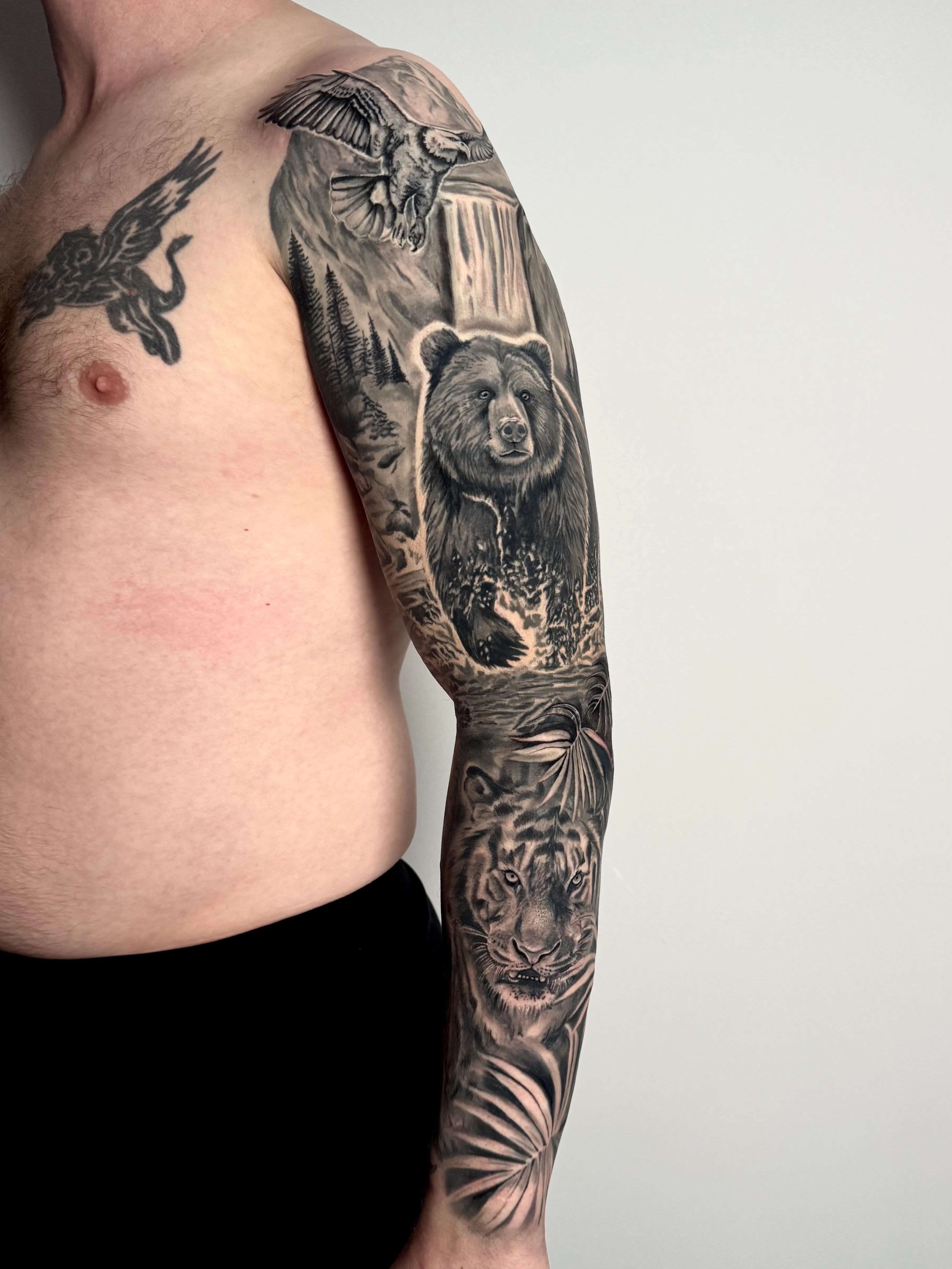 Custom tattoo work at Cavalry Tattoo Studio Norwich